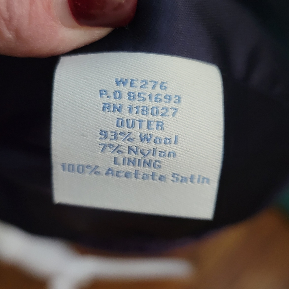 Boden Purple Wool Coat - Picture 3 of 5